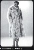 Woman in wolf fur coat, 54 Kb