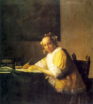 J. Vermeer, The Letter